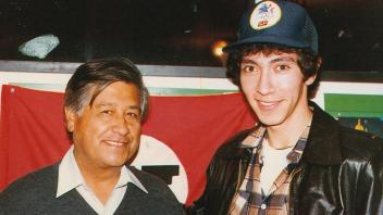 Arturo González with César Chávez